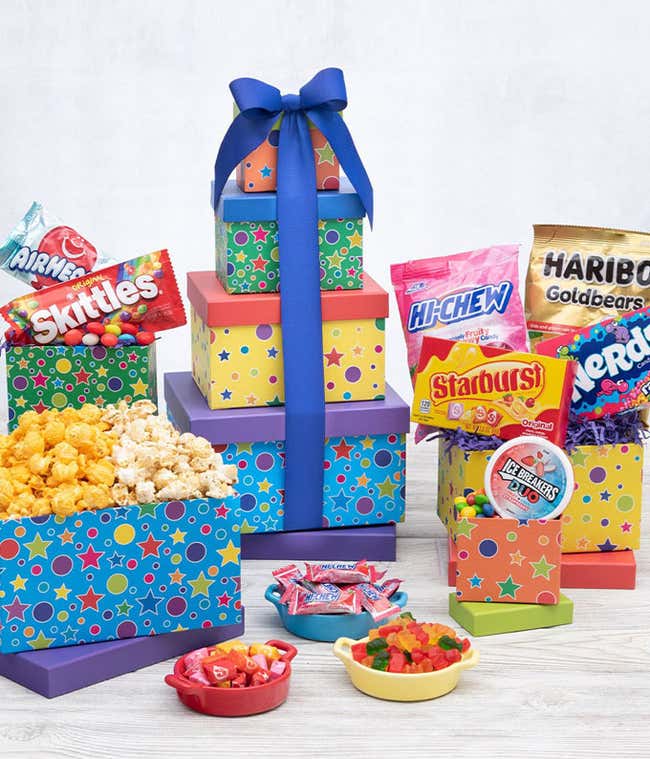 Birthday candy, cookies, popcorn and more