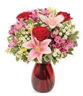 Romantic Mixed flower arrangement