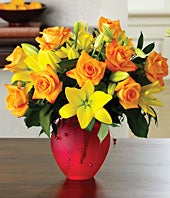 Citrus Roses & Lilies 