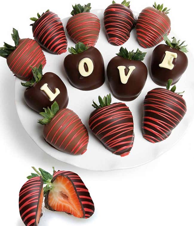 Love Chocolate Covered Strawberry Box 