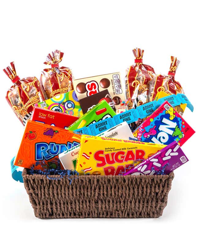 Movie Night In Gift Basket