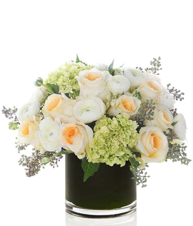 Pure Bliss Green Hydrangea Bouquet