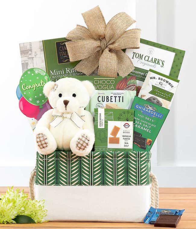 Beary Warm Congratulations Basket