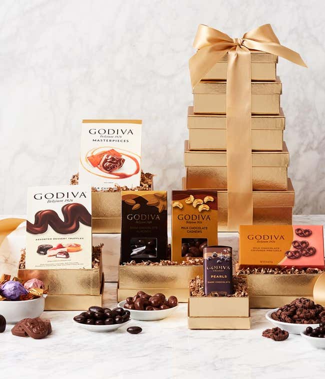 Godiva Chocolate Holiday Tower
