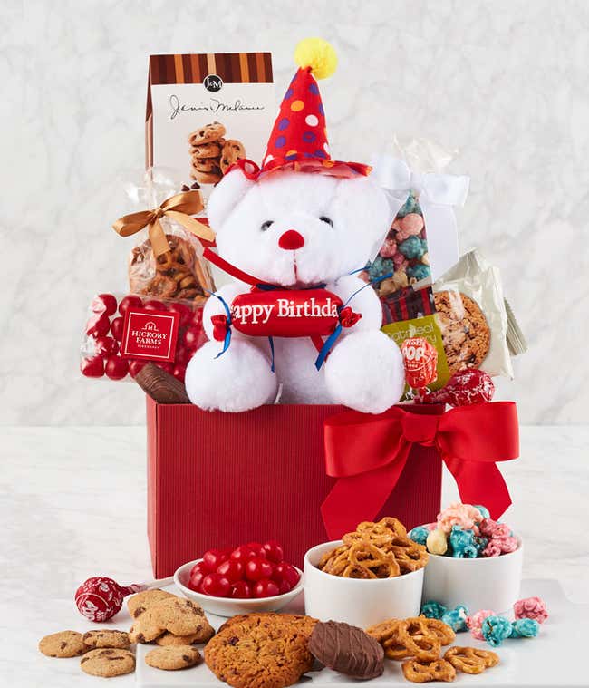 Beary Happy Birthday Snack Basket